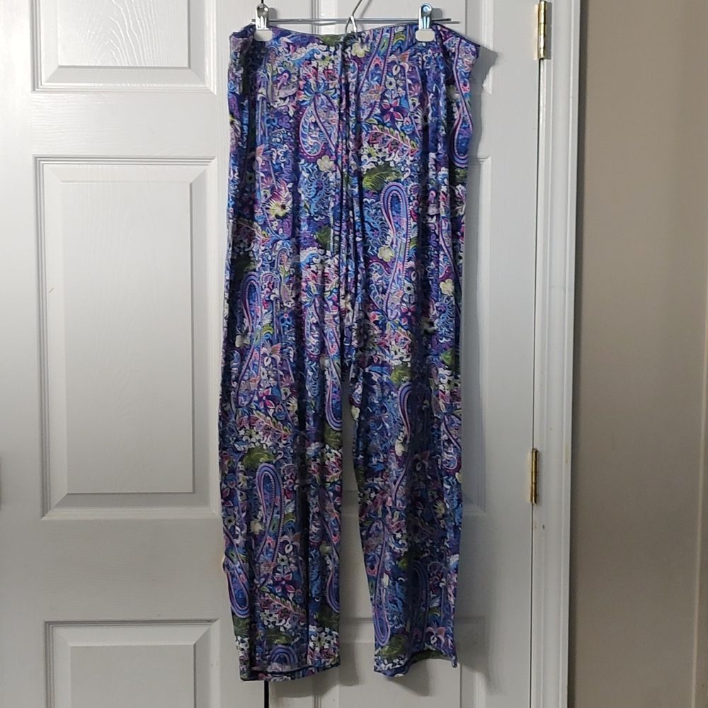 Tommy Bahama paisley floral sleepwear lounge pants  Sz 2X
